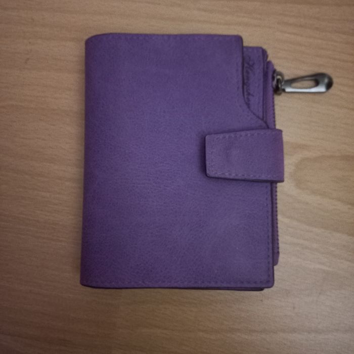 Portfel damski fioletowy