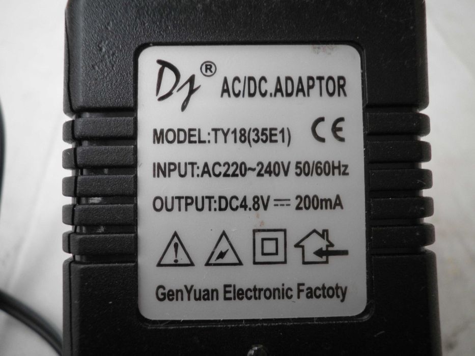 Зарядное устройство (адаптер)  4,8V 200mA