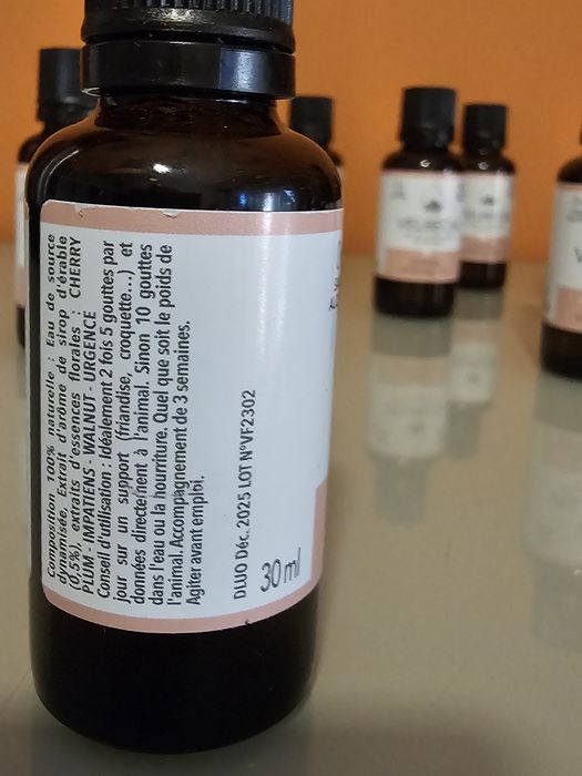 15x VELBECIA Flores de Bach para animais hiperativos