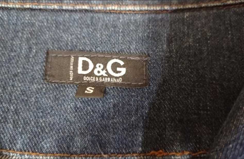 Брендовый джинсовый блейзер DOLCE & GABBANA