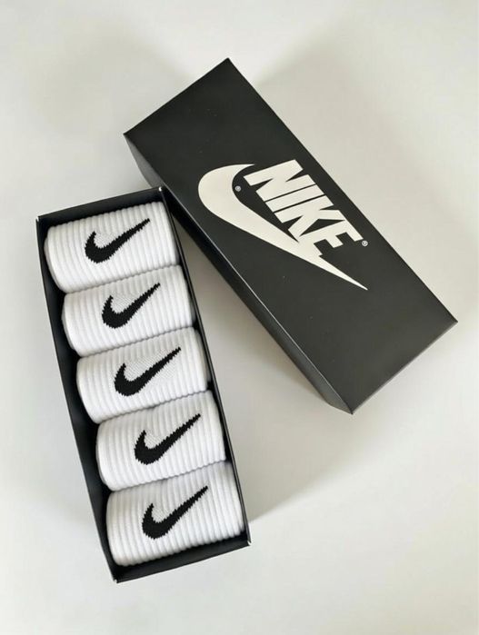 Шкарпетки Найк подарункова коробка 5 пар шкарпеток носки nike