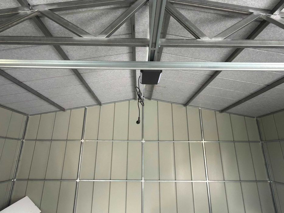 Garaż PREMIUM z blachy na rąbek, nowoczesny 6x5,8 - Więcej