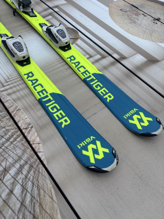 Volkl Racetiger SL- po serwisie. Rozmiar: 120cm