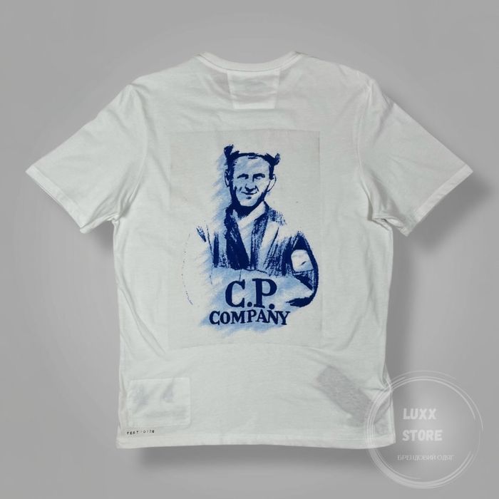 Футболка C.P. Company Jersey Pencil Effect (C P, CP, сипикомпани)