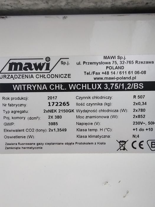 Lada chlodnicza  MAWI
