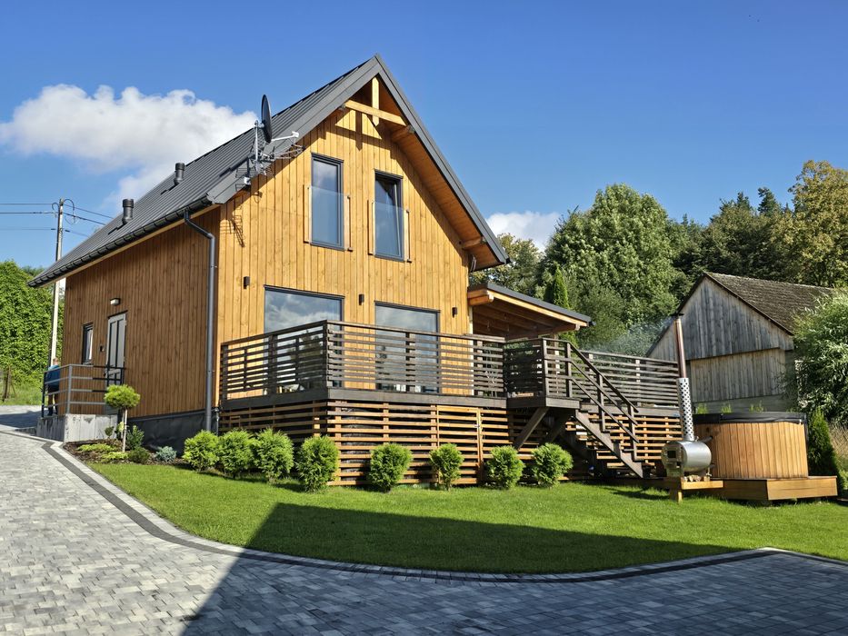 Komfortowe Nowe Domki Domek Góry Beskidy Balia Dąbrówka FERIE