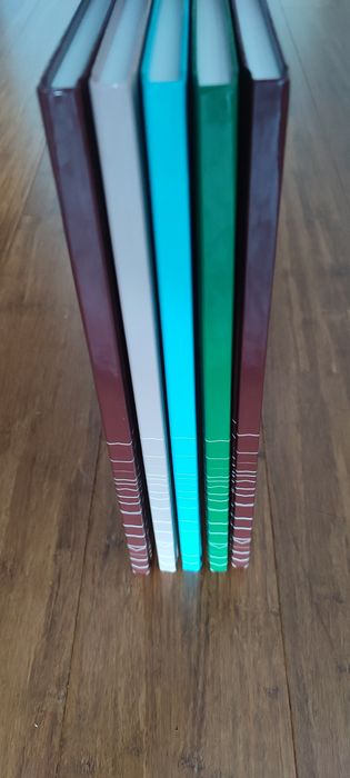 Zestaw 5 zeszytów/brulionów A4 w kratkę + 5 w linię