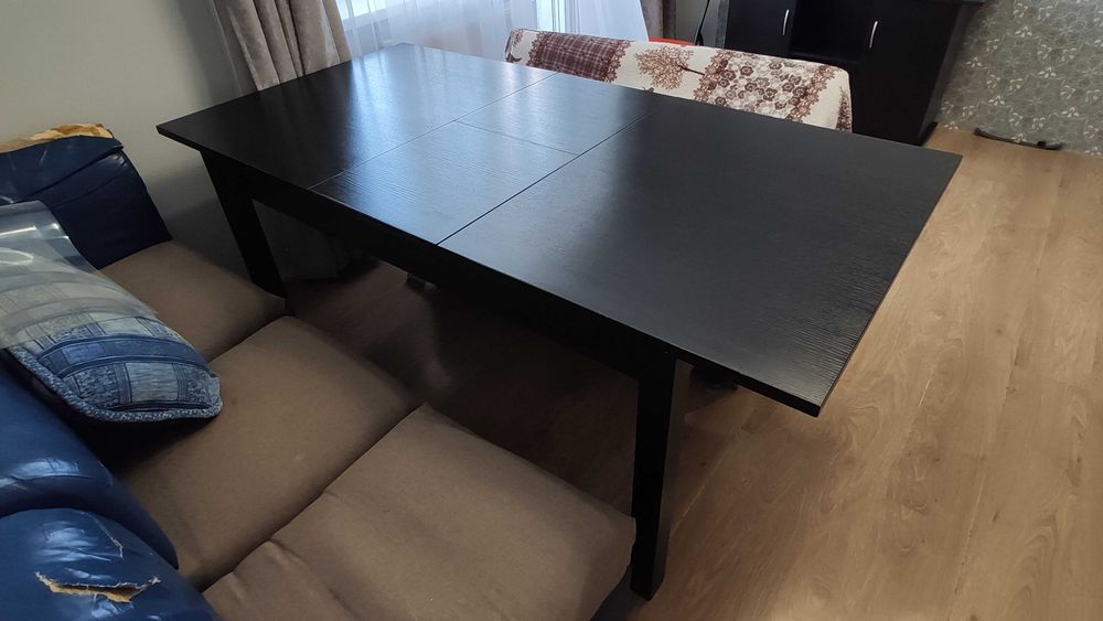 Класний розкладний стіл, кольору Венге.140(180)х90см.