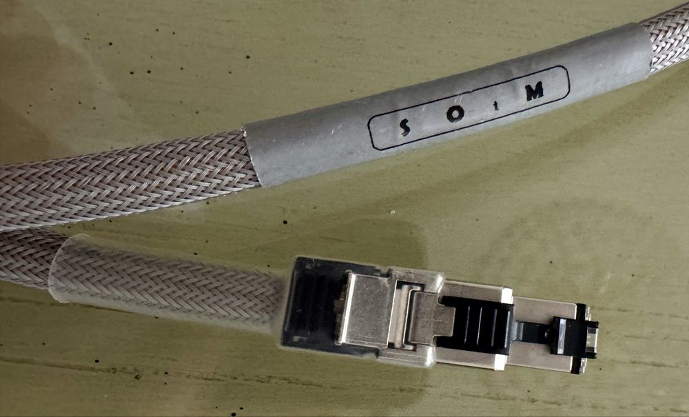 SoTM DCBL CAT 7 cabo rede RJ45 1.5 metros