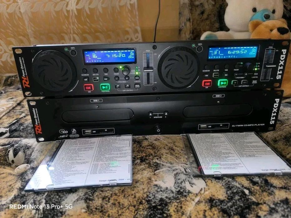 Power Dynamics PDX115. Новий! Audio CD/ MP3 CD / 2-USB /2- SD  card.