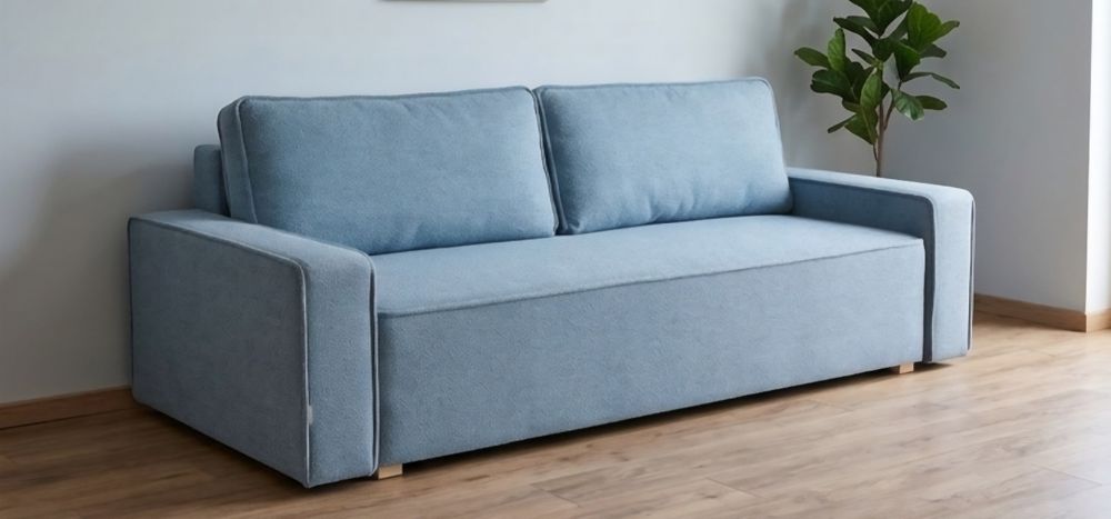 Sofa Mynta 3-osobowa z funkcją spania z pojemnikiem na pościel