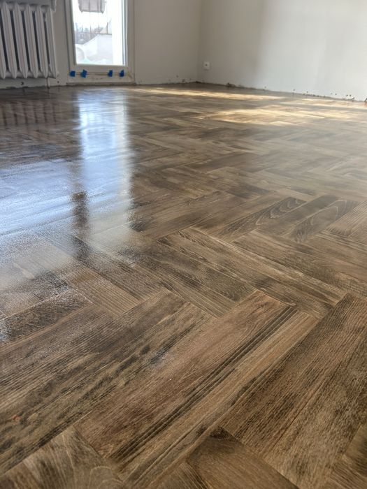 Cyklinowanie Renowacjia Podłogi Parkiet Mozaika Deski