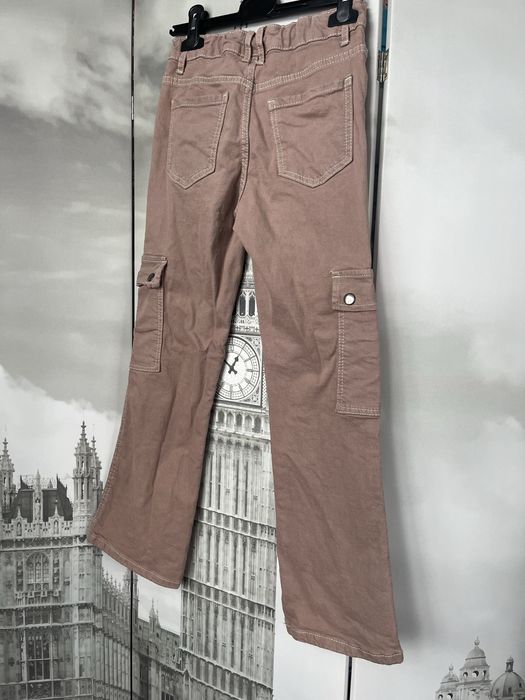 Джинси кльош з карманами для дівчинки