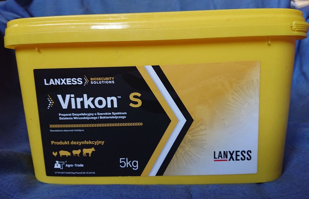 Virkon S 5kg Wiruso bakterio grzybobójczy ASF Najtaniej Dostawa gratis