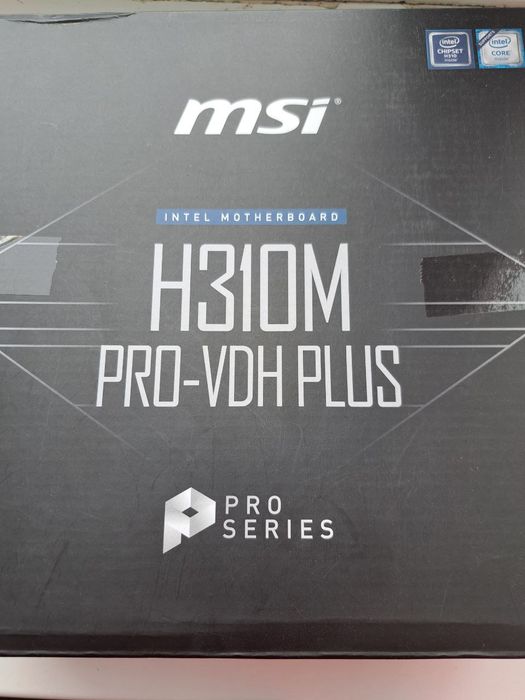 Продам материнську плату  MSI H310M PRO-VDH PLUS.
Сокет LGA1151 v2,