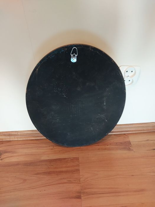 Obraz olejny " górski potok " obraz owalny ,malowany na drewnie