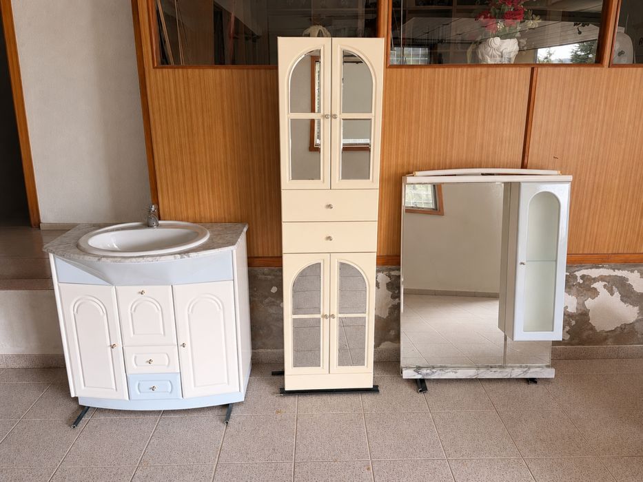 Conjunto de móveis de casa de banho – 3 peças