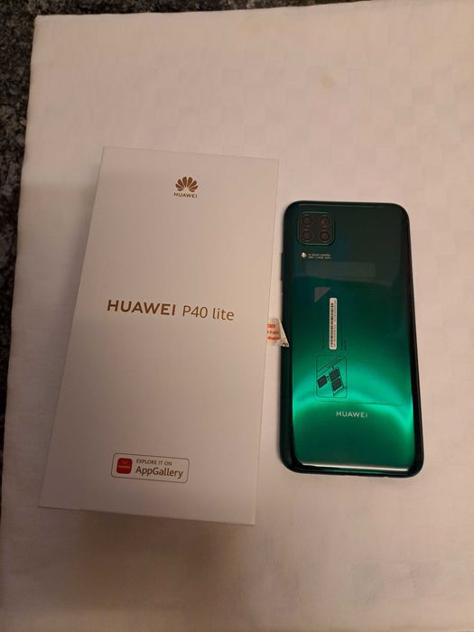 HUAWEI P40 Lite rigorosamente novo, esmeralda, câmara tripla 48 MPixel