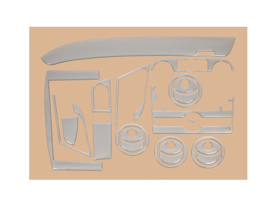 Chevrolet Aveo Lacetti Накладки на панель под дерево