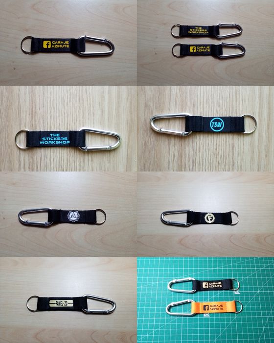 Porta-Chaves com Mosquetão Personalizáveis