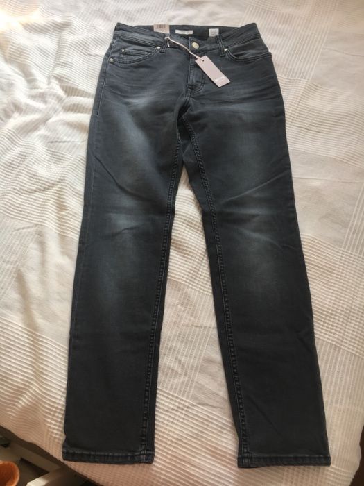 Spodnie damskie, jeansy, szare, Mustang, W:29,L:30 NOWE