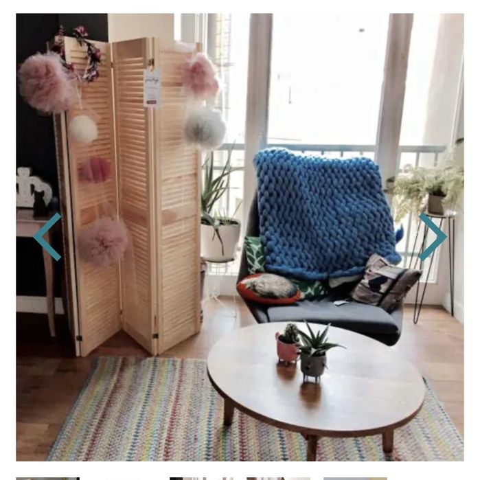 Parawan drewniany/ ścianka działowa