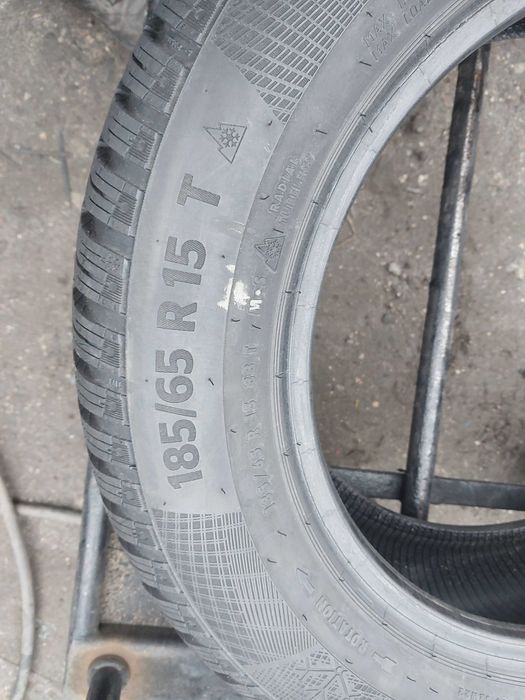 Opony zimowe 185.65.15 Continental 8mm 2024 rok Montaż