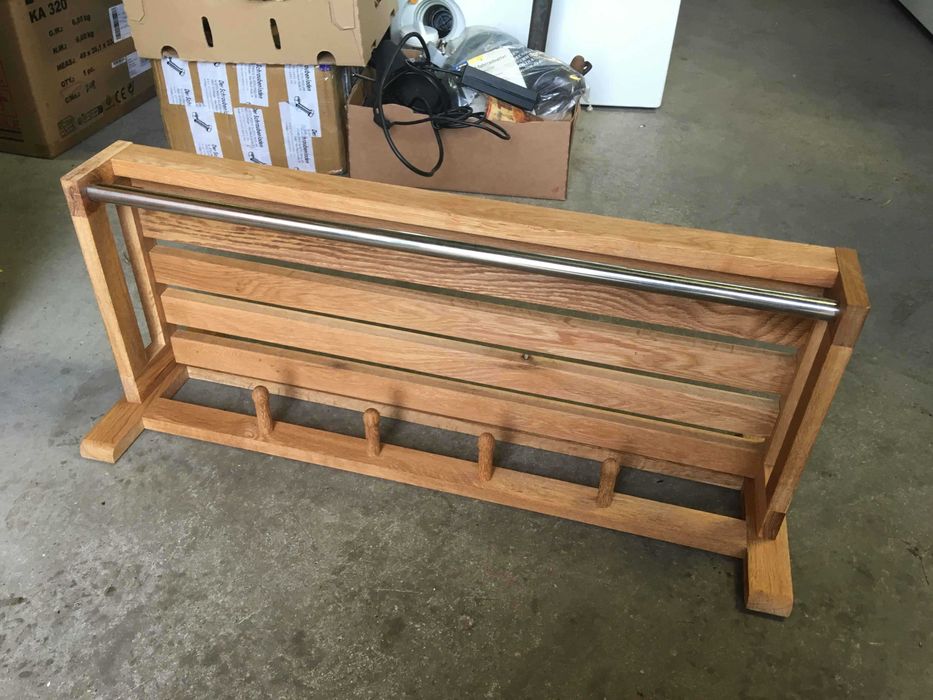 Wieszak półka  Woodman dębowa