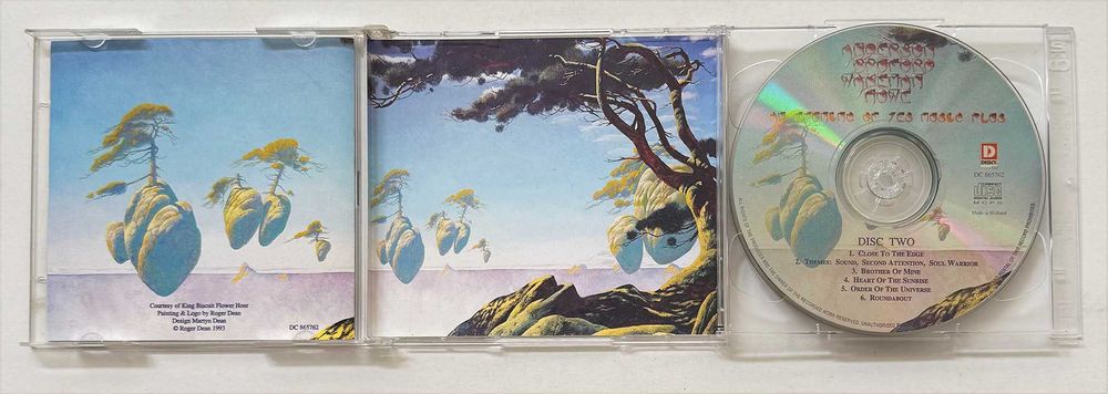 2 CD_Anderson Bruford Wakeman Howe, An Evening Of Yes Music Plus. Muito estimado, como novo.