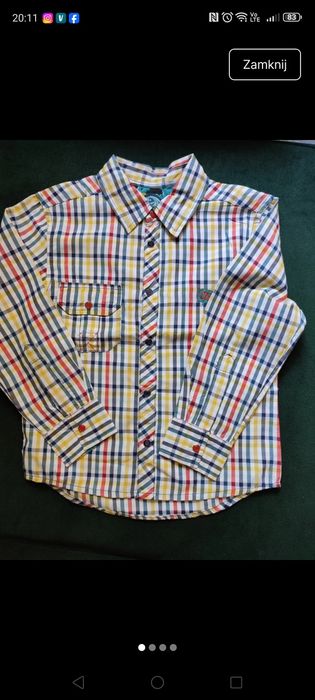 Koszula chłopięca 5 10 15 116