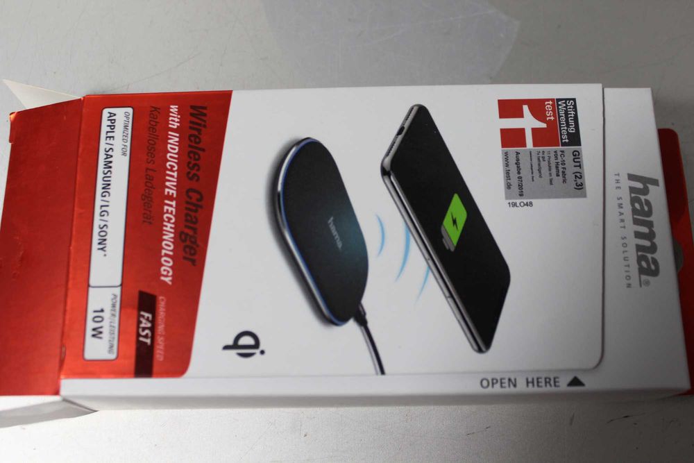 Бездротова зарядка для смартфонів HAMA 5V 2A Беспроводное зарядное