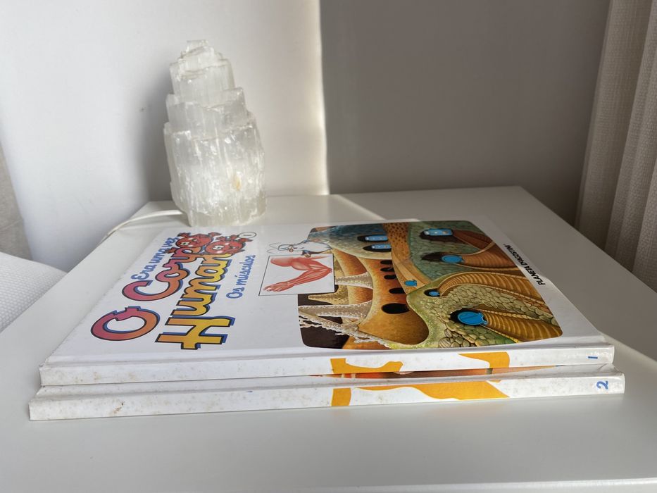 Livros Era uma vez o Corpo Humano 1 e 2