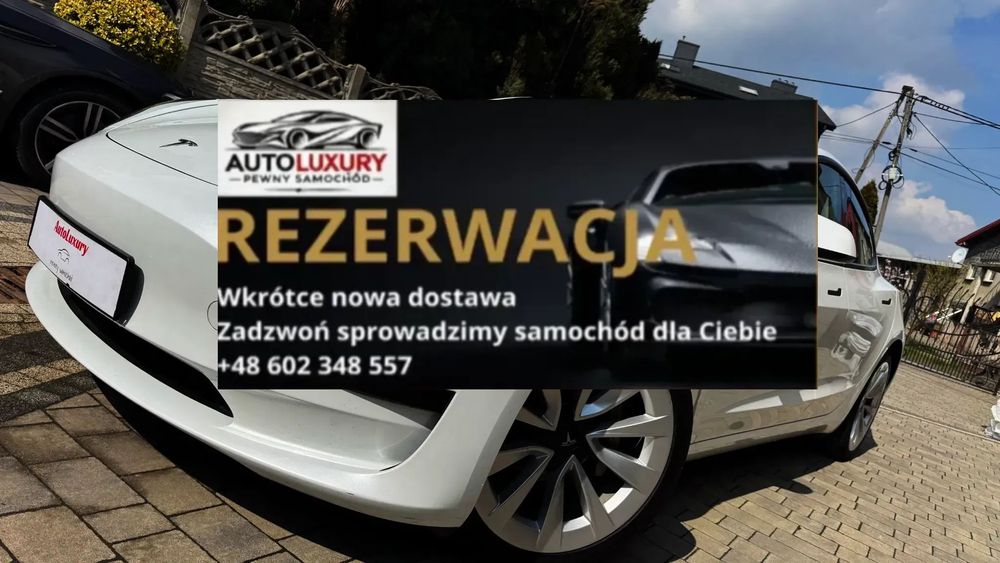 Tesla Model 3 Europa/Bezwypadkowa/Hak/Gwarancja producenta