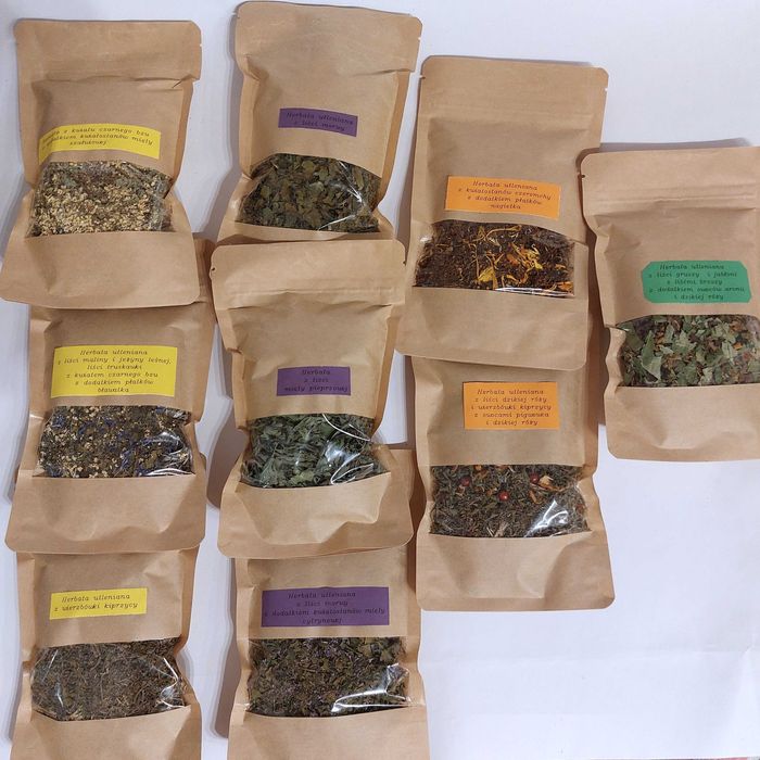 herbata utleniana dzika róża, truskawka, malina, jeżyna