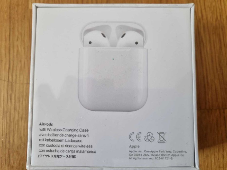 Навушники Apple AirPods 2 Wireless Charging Bleutooth Гарнітура