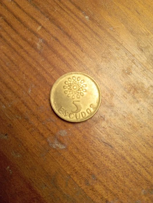 Moedas 5 Escudos 1987 a 1995