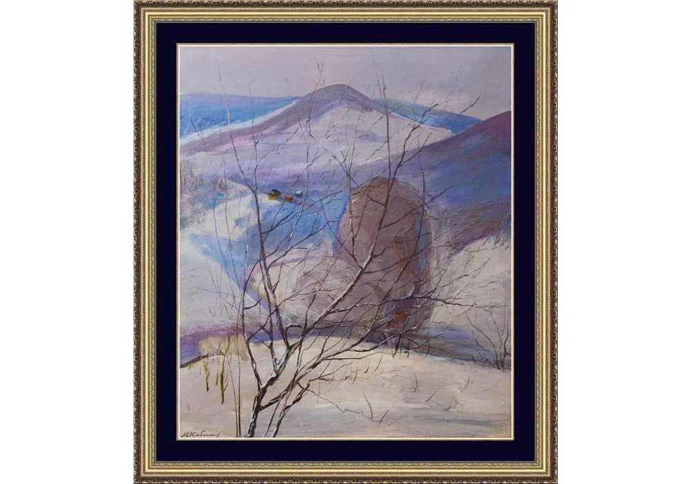 Кобыленков Михаил (1922–2002). Карпаты Горы 82*70 см - Закарпатська школа Ерделі Бокшай Манайло - Карпати