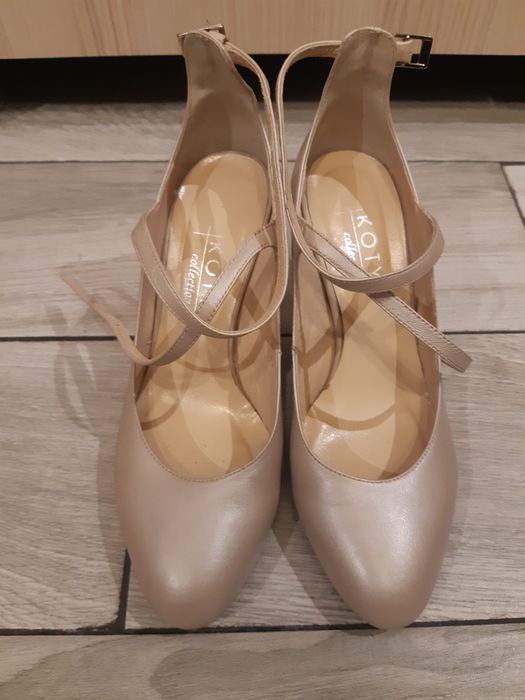 Buty ślubne r. 36 KOTYL 7077 perła lico