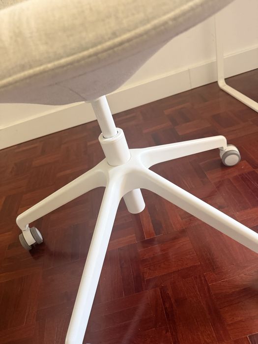 Cadeira p/escritório, Gunnared bege/branco