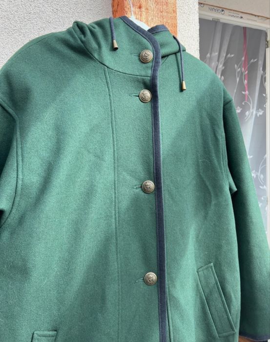 Welniany plaszcz plus size 46/48