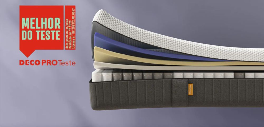 Colchao emma hybrid novo 1,60*2,00