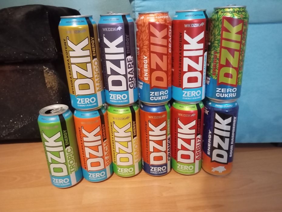Puszki po energetykach duża ilość