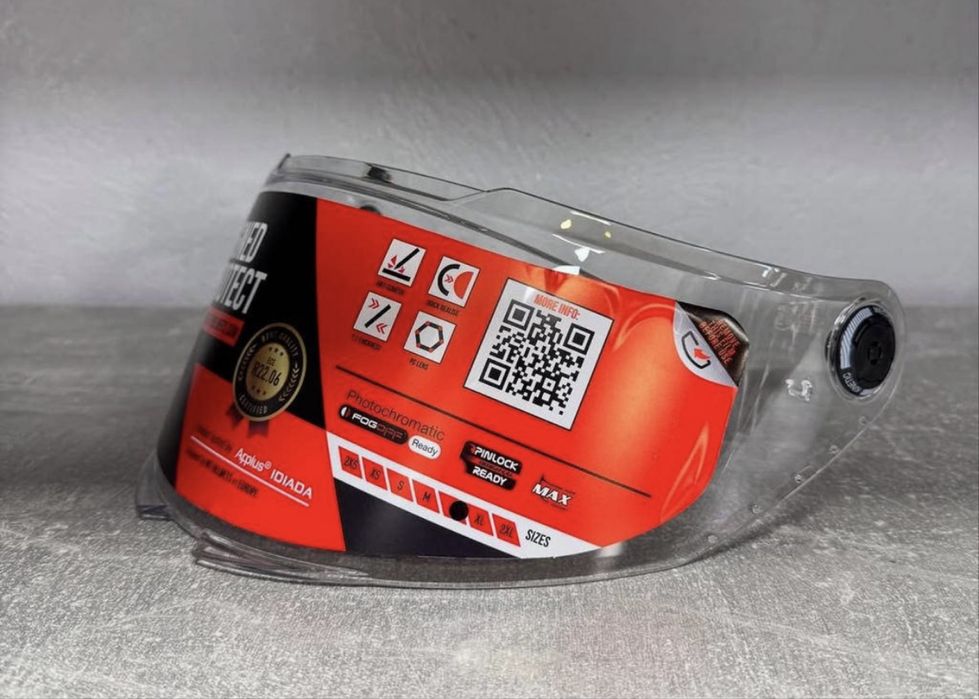 Візор прозорий mt thunder 4/stinger 2