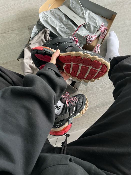 Найкраща Якість! Balenciga Track Black Grey Ref/ Баленсіага трак кроссовки
