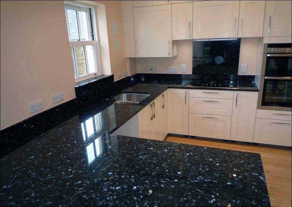 Blaty kuchenne i łazienkowe czarny granit GALAXY BLACK gr.3cm