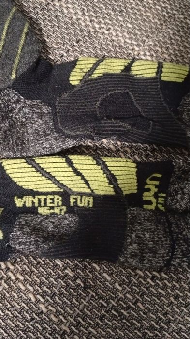 Чоловічі лижні термо шкарпетки UYN Winter Fun Ski Merino. Розмір 45-47