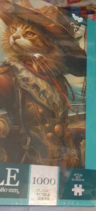 Нові пазли 1000 штук. Повністю запичатані.