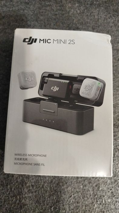 Новинка DJI Mic Mini 2 S  2TX + 1RX  Микрофонная радиосистема для смартфона