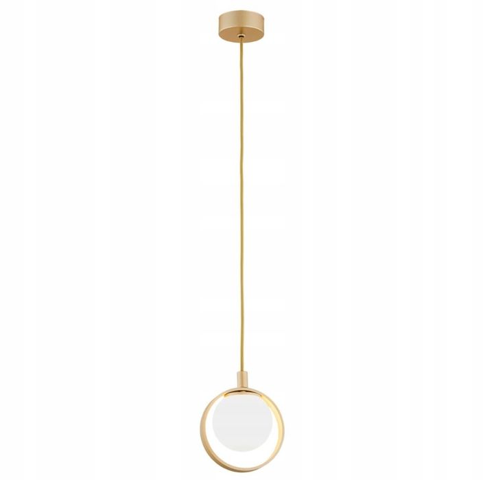 2 sztuki lampa wisząca argon saturnia 8257 kolor złoty