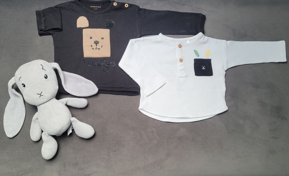 2 - pack Bluza + koszulka longsleeve Reserved rozm. 74